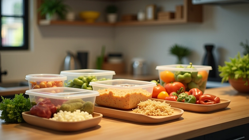 Batch cooking meal prep