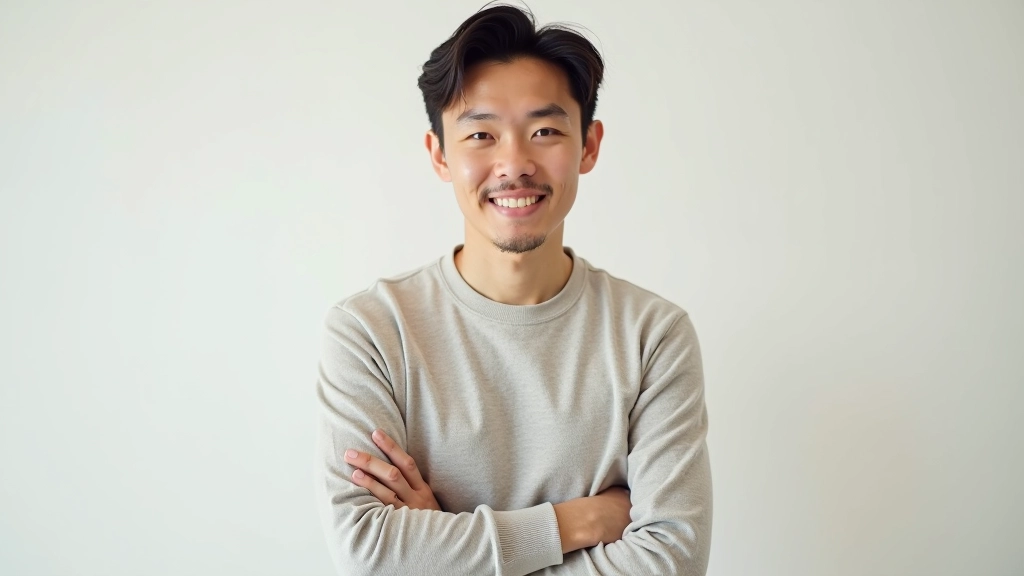 Team member in casual professional clothing, friendly expression, portrait shot